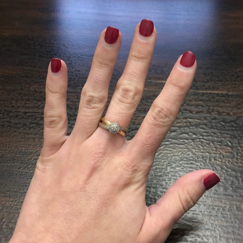 10K Gold Diamond Ring